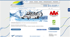 Desktop Screenshot of lentokentanautopesu.com
